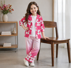 Girls 3 Pcs Co-Ord Set – China Yarn Digital Print