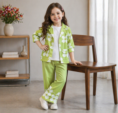 Girls 3 Pcs Co-Ord Set – China Yarn Digital Print