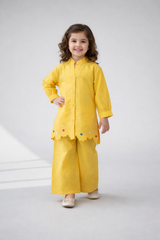 Girls Embroidered Suit – Kaya Cutting Work
