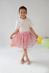 Pink Sequin Party Skirt (Copy) (