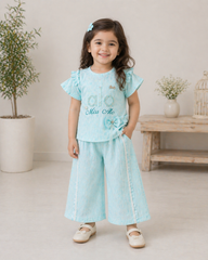 Girls Miss Alo Co-Ord Set – Lycra Jersey Kids Outfit