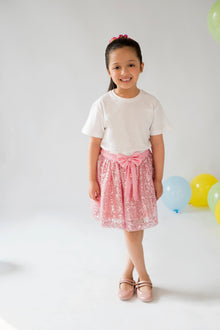 Pink Sequin Party Skirt