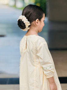 Girls Embroidered 2 Piece Eastern Suit (6–8 Years) | Cotton Kurti & Trouser Set
