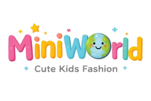 Logo of Miniworld Kids Fashion on a white background
