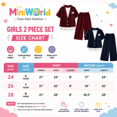 Kids 3 Piece Casual Co-Ord Set (6–8 Years) | T-Shirt, Cardigan & Wide Leg Pants